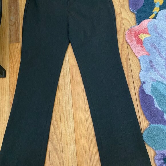 EXPRESS Editor Barely Boot Stretch Dark Gray Dress Career Pants - Sz 4S - NWT - Picture 1 of 3